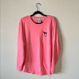 Rare PINK Leopard Varsity Crew sweatshirt from Victoria's Secret PINK